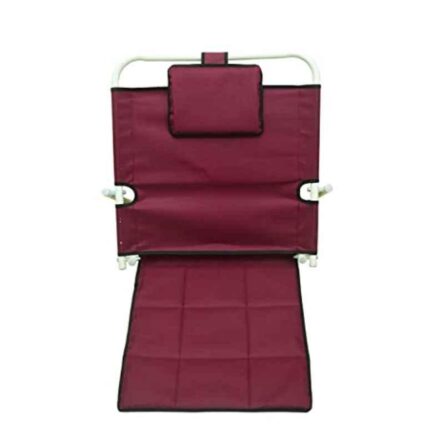 Smart Care Metal Red Adjustable Hospital Back Rest for Bed & Back Support