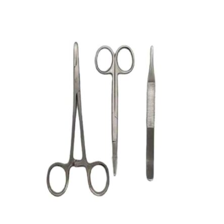 Tosh 3 Pcs 6 inch Stainless Steel Surgical Suture Kit