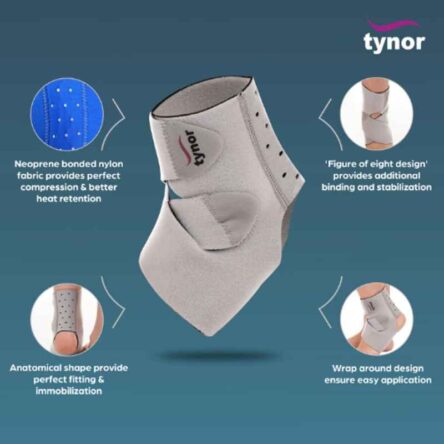 Tynor Neoprene Ankle Wrap