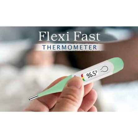 Ozocheck Flexi Fast Green Digital Thermometer with Flexible Tip