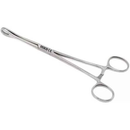 Desco 12.8 inch Stainless Steel Kelly Sponge PPIUCD Forceps