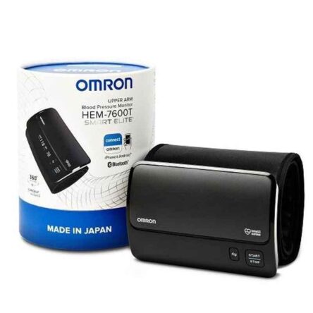 Omron Smart Elite Plus Black Digital Blood Pressure Monitor with Accurate 360 deg Tubeless