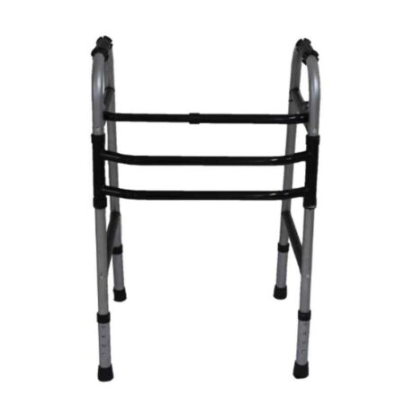 Fidelis Healthcare Mild Steel Black U Shape Adjustable Walker