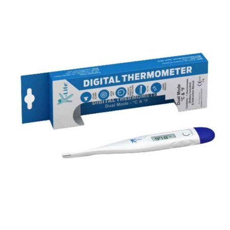 K-Life KLT-101 White Digital Thermometer with Storage Case