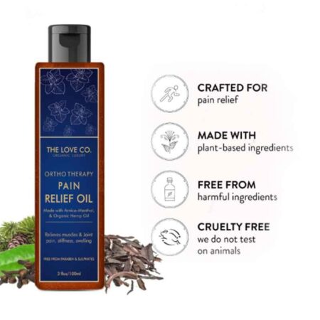 The Love Co 100ml Orthotherapy Pain Relief Oil