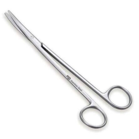 Forgesy 7 inch Stainless Steel Metzenbaum Curved Tonsil Surgical Scissor