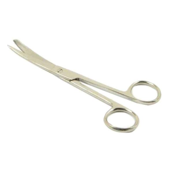 Forgesy NEO28 8 inch Silver Stainless Steel Blunt Sharp Curved Dressing Scissor