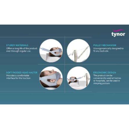 Tynor Cervical Traction Kit with Weight Bag