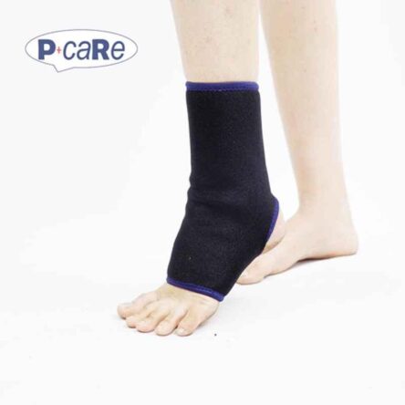 P+caRe Neoprene Black & Blue Ankle Support