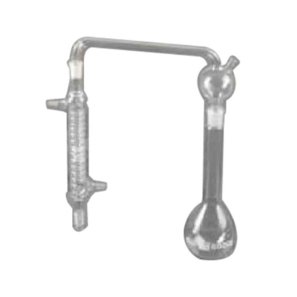 Glassco 500ml White Printing Boro 3.3 Glass Ammonia Distilling Apparatus with Graham Condenser