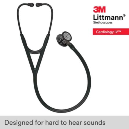 3M Littmann 27 inch Black Tube Cardiology IV Diagnostic Stethoscope