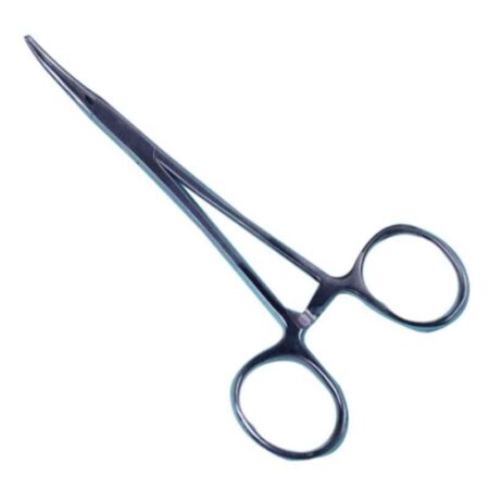 KDB 4 inch Stainless Steel Curved Mosquito Forceps