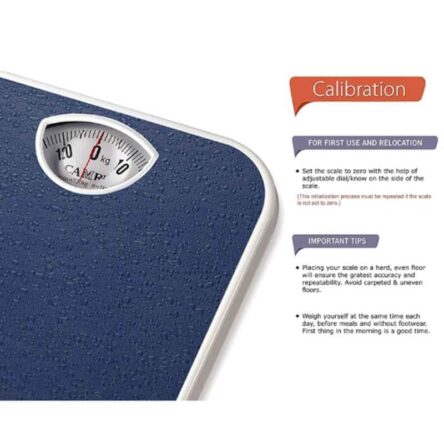 Paxmax 130kg Iron Blue Analog Weighing Scale