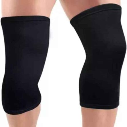 Fairbizps Tubular Fabric Large Black Knee Cap