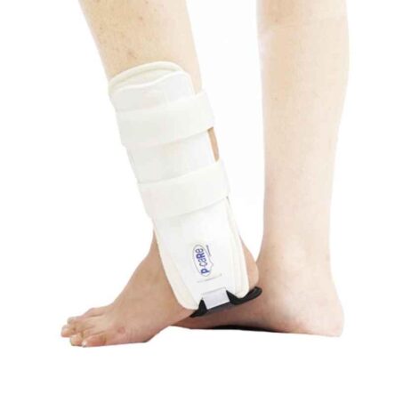 P+caRe White & Grey Ankle Stirrup Brace