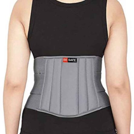 Besafe Forever Neoprene Grey Lumbo Sacral Orthopedic Support Waist Belt for Lower Back Pain