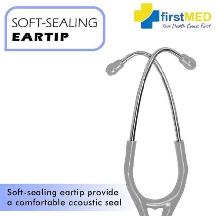 Firstmed Grey Classic Professional Stainless Steel Single Head Stethoscope