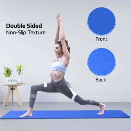 BeatXP 72×24 inch Ethylene Vinyl Acetate Blue Yoga Mat