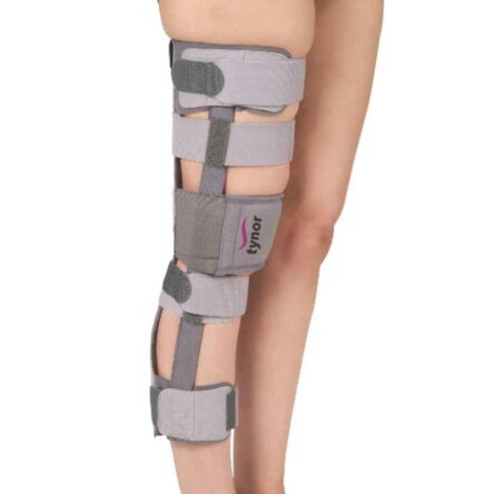 Tynor D42AAZ Nylon & Foam Grey Urbane Knee Immobiliser