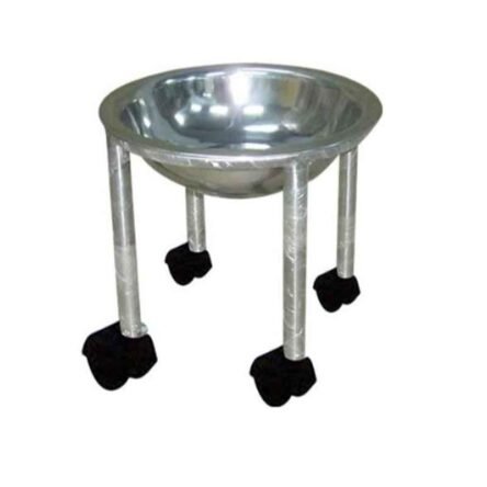 Wellsure Healthcare Stainless Steel Kick Bowl with 4 Legs