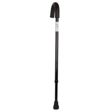 Entros Premium Aluminum Height Adjustable Single U-Shaped Folding Walking Stick