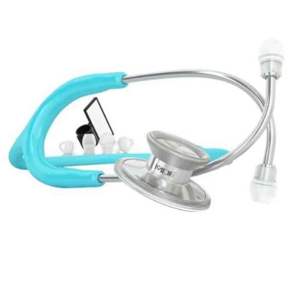 MDF Acoustica Lightweight Dual Head Pastel Blue Stethoscope