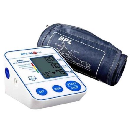 BPL 120-80-B18 White Digital Blood Pressure Monitor with USB Compatibility