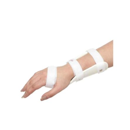 Salo Orthotics Polypropylene White Half Cock-Up Wrist Splint