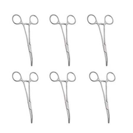 Forgesy 5.5 inch Stainless Steel Dental Kelly Hemostat Clamp