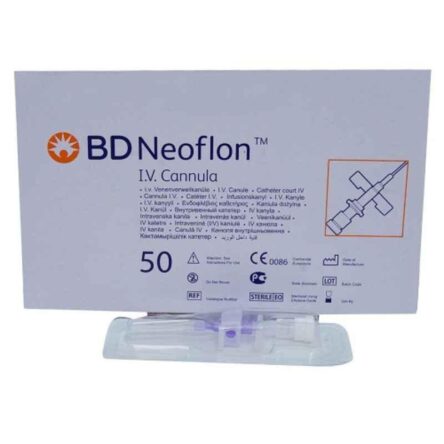 BD Neoflon PTFE 25GA IV Cannula (Pack of 1000)