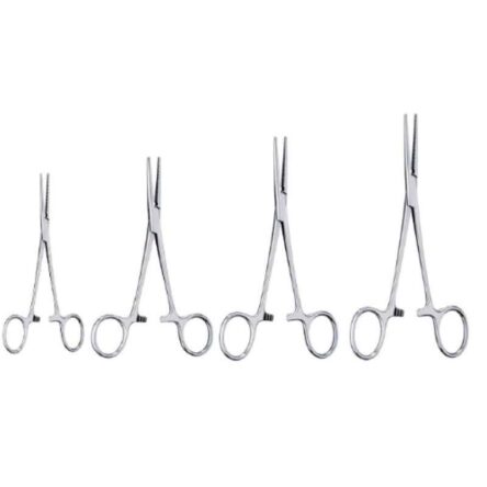 Forgesy 4 Pcs Stainless Steel Matt Finish Surgical Artery Clamp Set