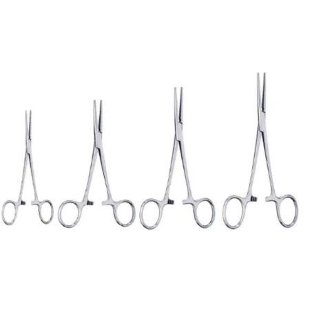 Forgesy 4 Pcs Stainless Steel Matt Finish Surgical Artery Clamp Set