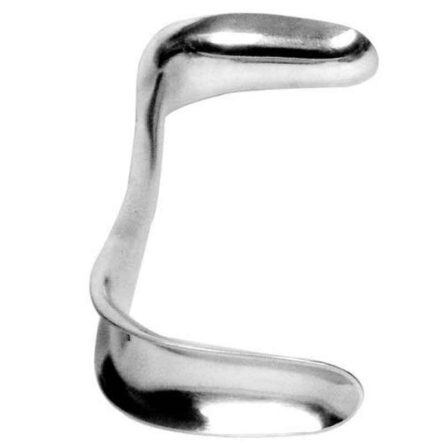 Forgesy 3 Pcs Stainless Steel Thick Gauge Vaginal Speculum Duck Bill Sims Set