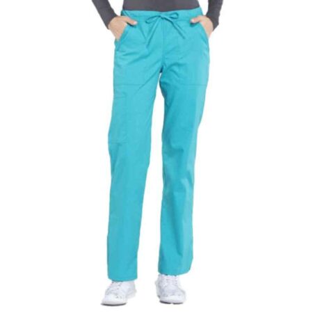 Superb Uniforms Polyester & Viscose Turquoise Green Scrub Pant