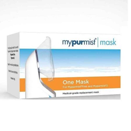 Mypurmist Medical Grade Latex Free Replacement Mask for Ultrapure Steam Inhaler