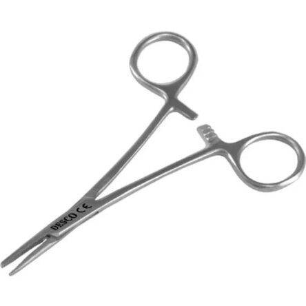 Desco 5 inch Stainless Steel Straight Mosquito Forceps