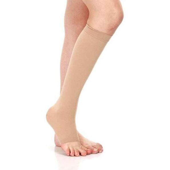 Samson GS-1202A Beige Synthetic Class-I Thigh Knee Compression Stocking