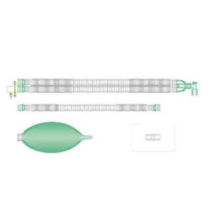 Intersurgical 22mm 2m Compact Extendable Breathing System Set with 3L Bag & Filter