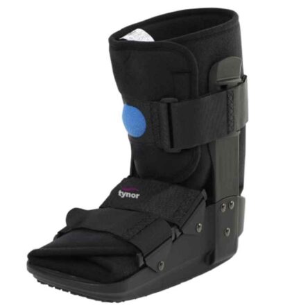 Tynor D52DCZ Steel & Nylon Black Short Air Walker Boot