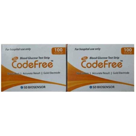 Sd Codefree Code Free 200 Pcs Glucometer Strips Box