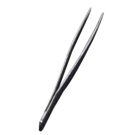 Glassco 100mm Stainless Steel Straight Blunt Points Forceps