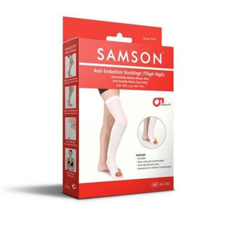 Samson GS-1203 White Thigh High Anti Embolism Stocking