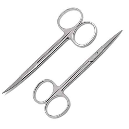 Forgesy 2 Pcs 5 inch Curved & Straight Dressing Scissor Set