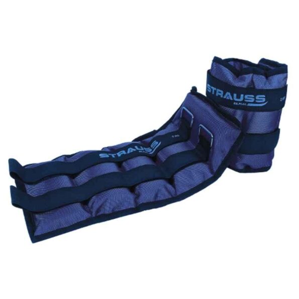 Strauss 41x19x3.5cm Neoprene Blue Adjustable Ankle Weight