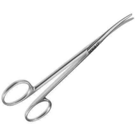 Desco 5 inch Stainless Steel Curved Tonsil Metzenbaum Scissor