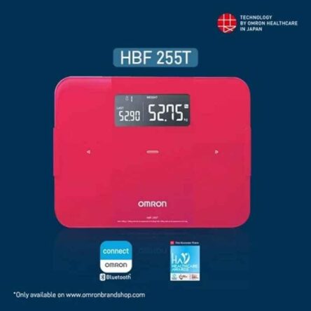 Omron HBF-255T Red Body Composition Monitor