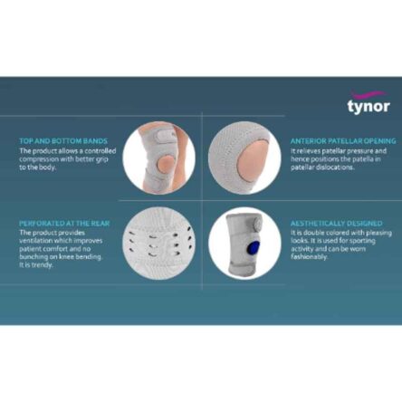 Tynor Neoprene Knee Support Sportif