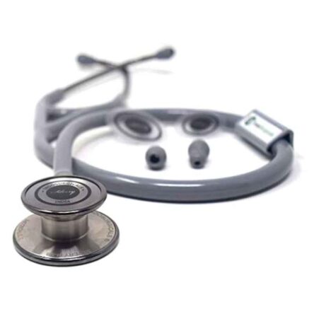 Indosurgicals Silvery III Stainless Steel Grey Stethoscope