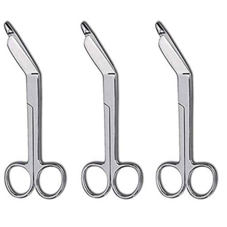 Forgesy 3 Pcs 5.5 inch Stainless Steel Bandage Surgical Scissors Set