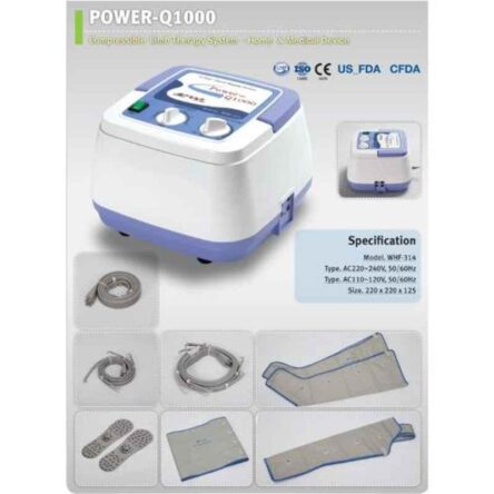 Olex Wonjin Q1000 18W Compressible Limb Therapy System Full Set